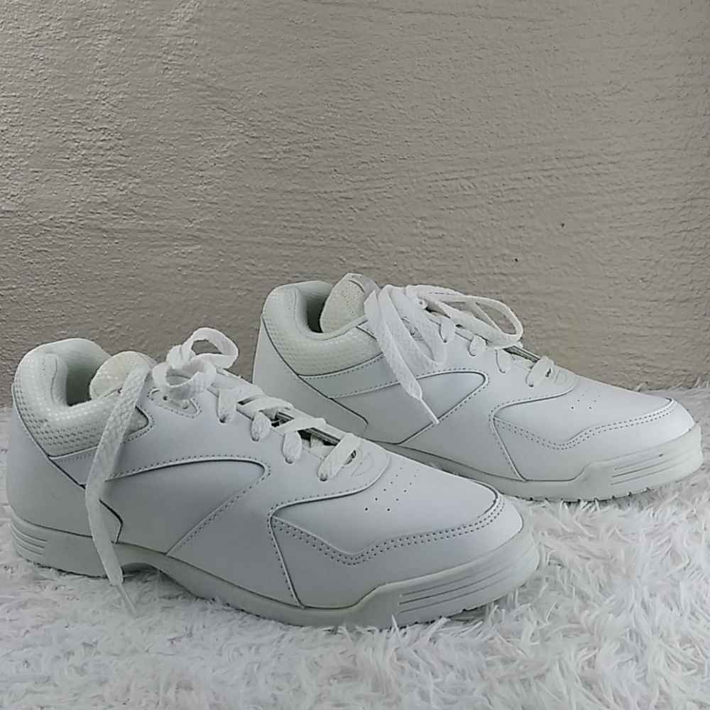 Penny Lane White Faux Leather Mesh Upper Almond Toe Lace Up Low Top Sneaker - Picture 4 of 13